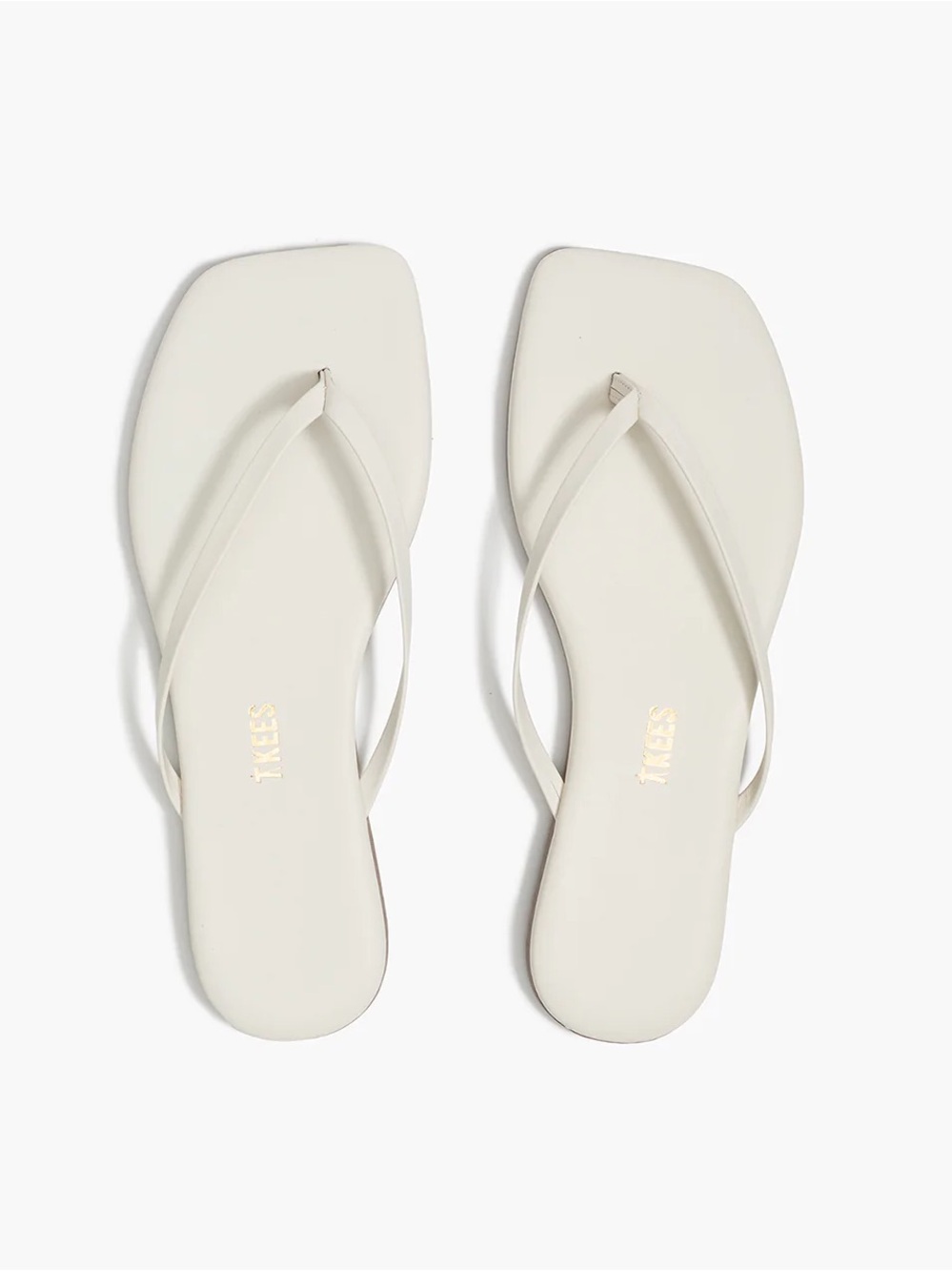 TKEES Lily Square Toe Flip Flop